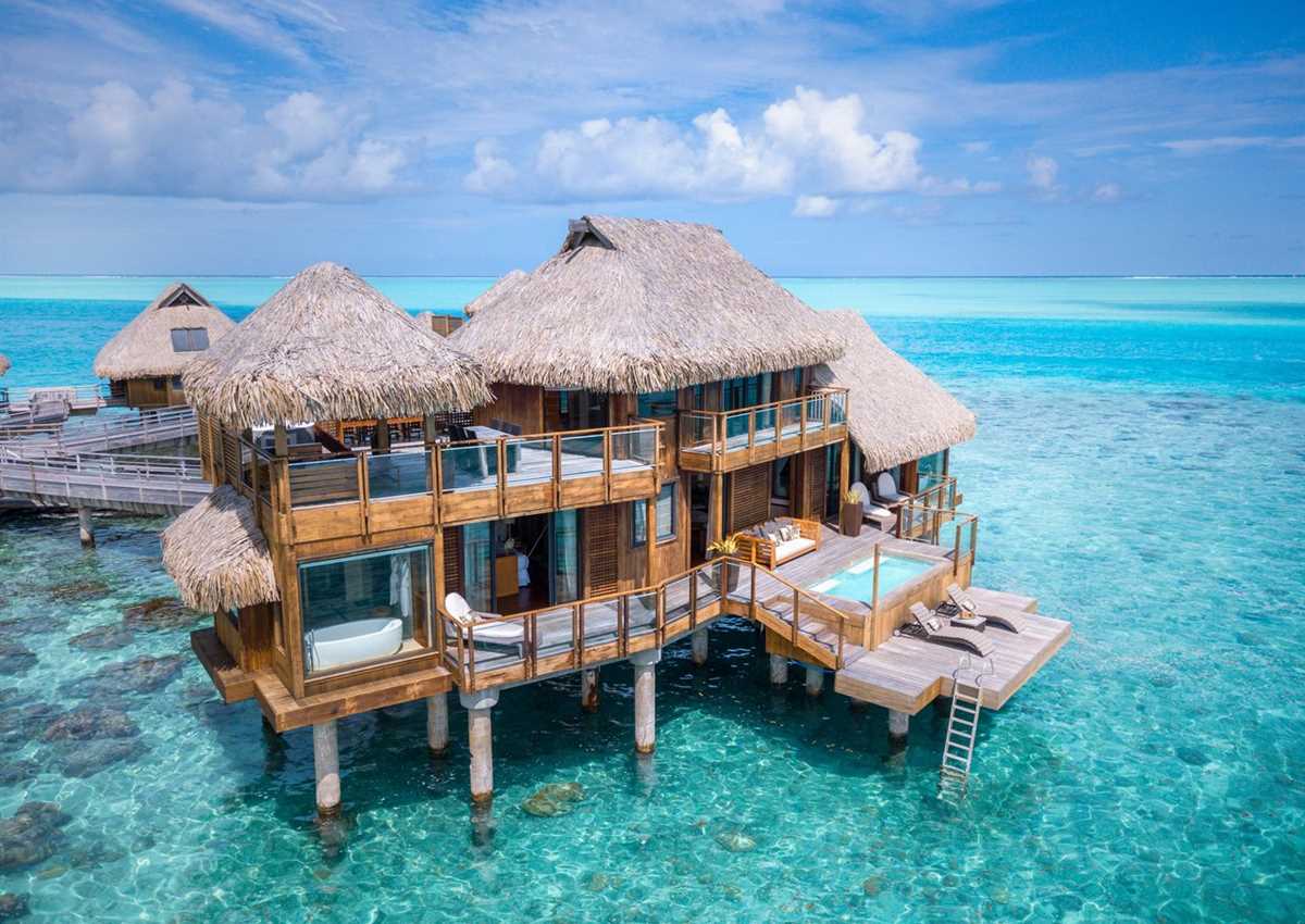 Bora Bora, Overwater Bungalowes, Mountain Views from Bora Bora TOP