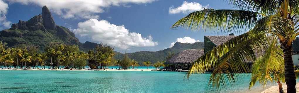Bora Bora, Overwater Bungalowes, Mountain Views from Bora Bora