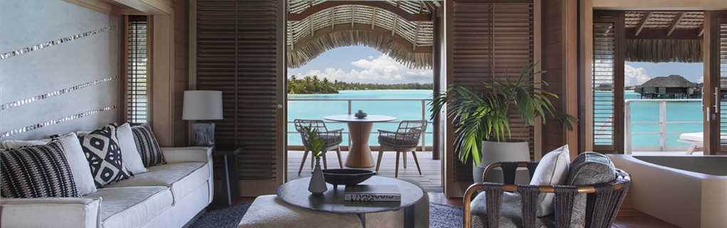 Bora Bora, Overwater Bungalowes, Mountain Views from Bora Bora