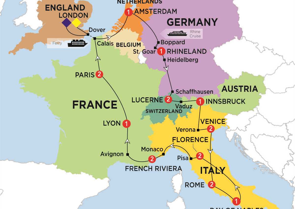 Europe, London, Paris TOP