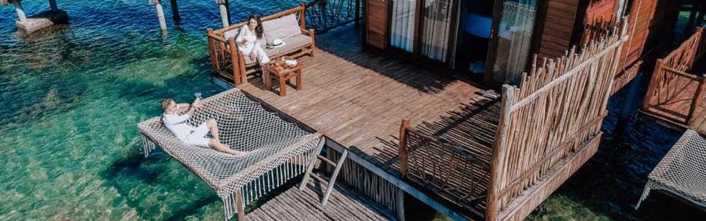 Over water bungalows