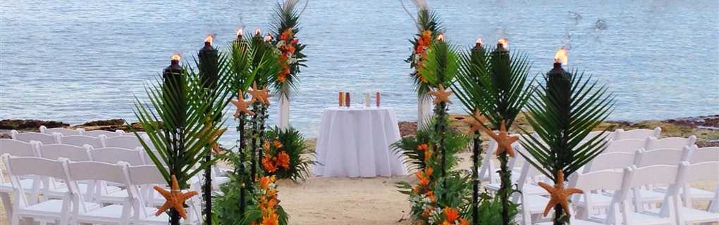 Tropical Beach Wedding