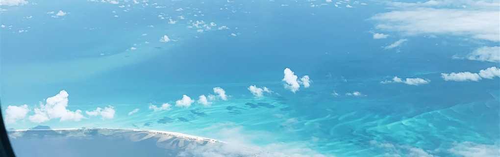 cancun beach, airplane