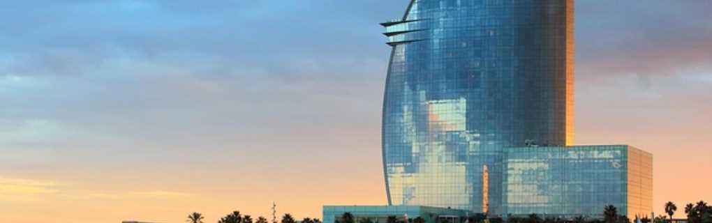Regent Seven Seas Ship in Barcelona Port
